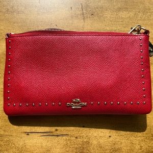 Red Coach Crossbody